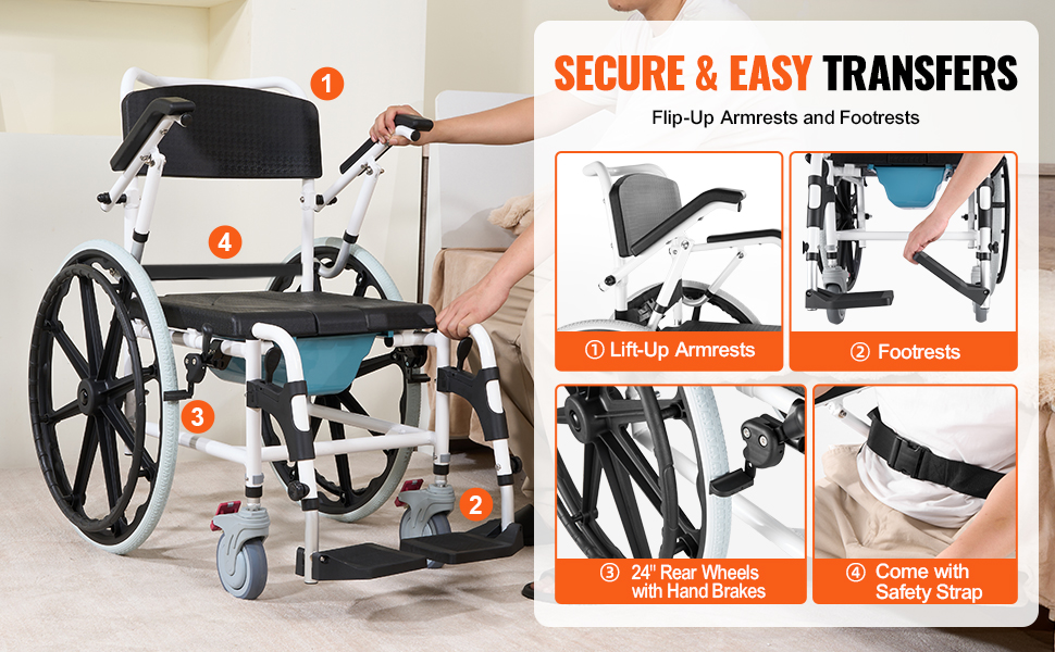 Suihkupyörätuoli oviaukossa