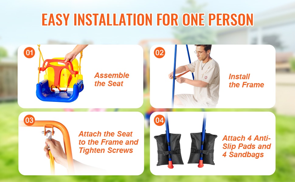 Helposti koottava ja taitettava runko