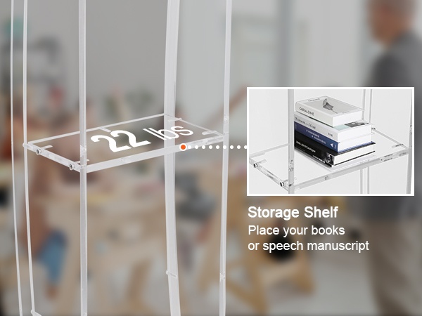 Säilytyshyllyn käyttö, mobiilinäkymä