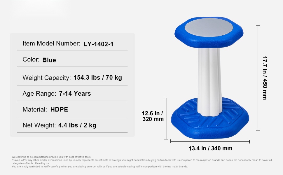 Aktiivituolin mitat ja rakenne