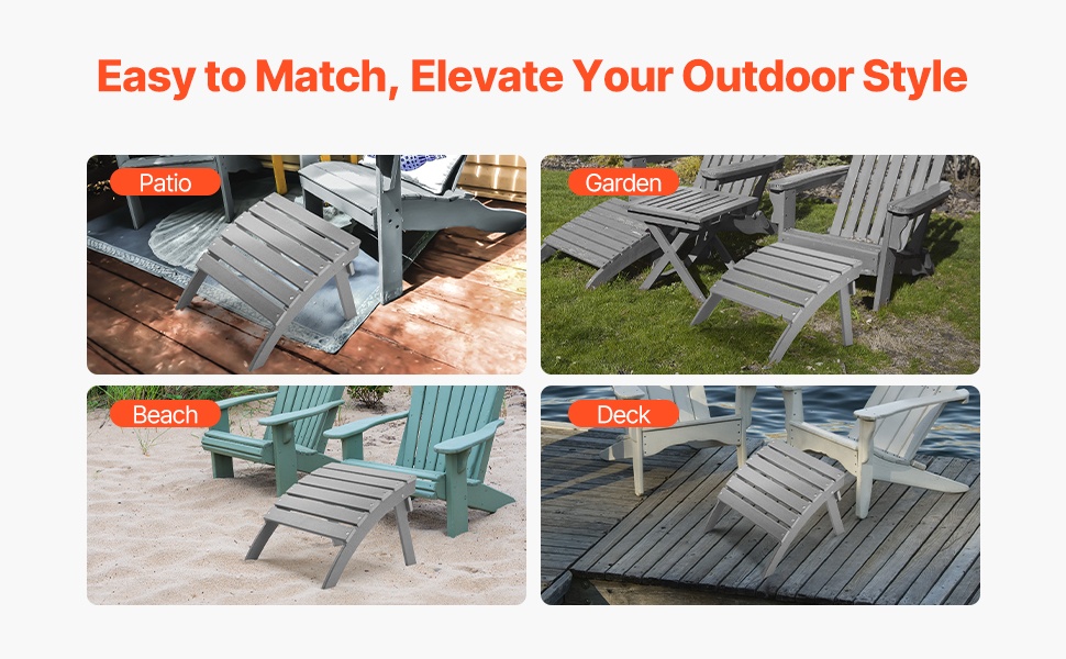 Sopii hyvin yhteen ulkokalusteiden kanssa