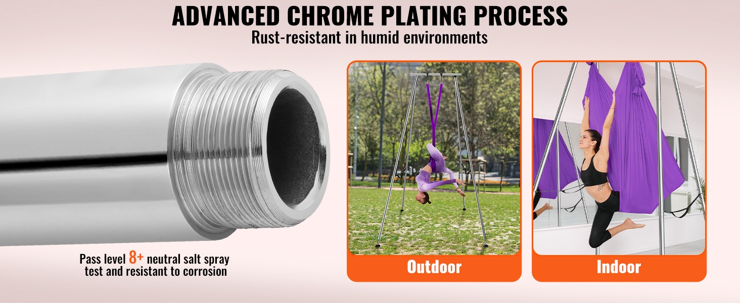 Kromipinnoitettu teräsrakenne