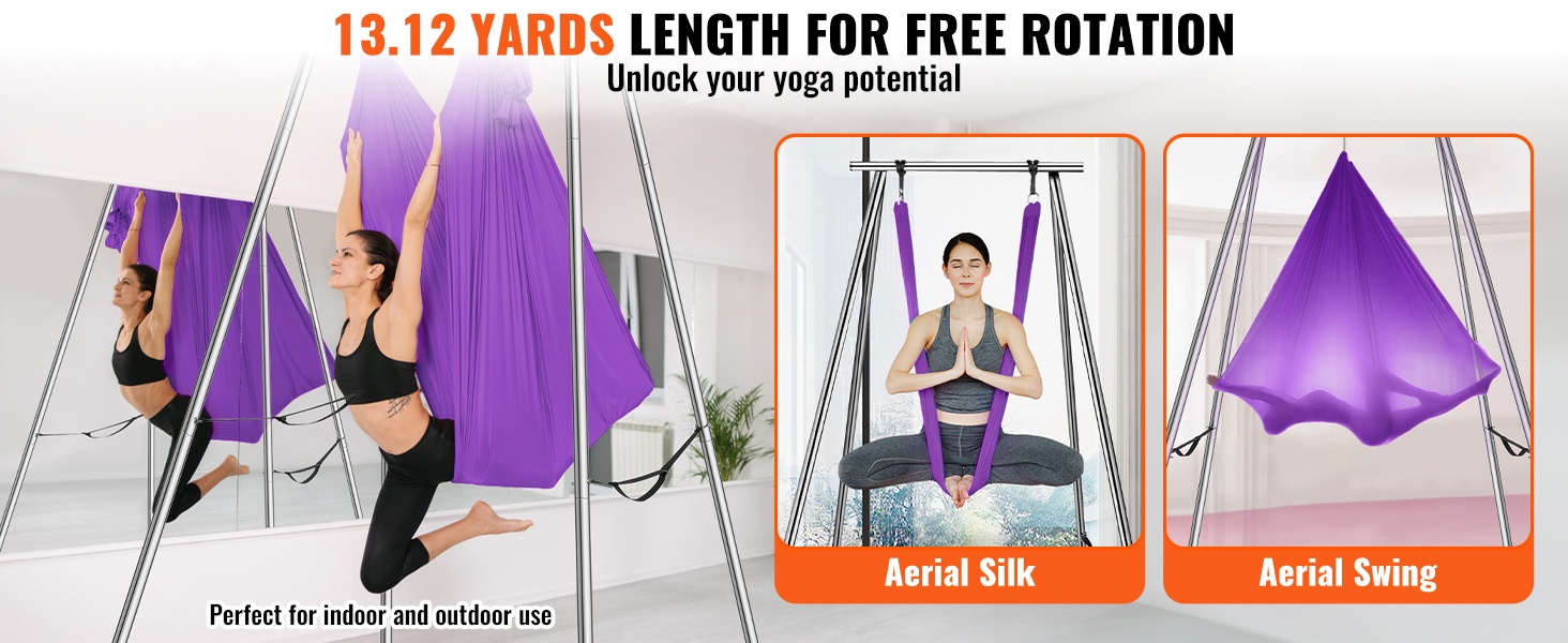 Ilmajoogaliina harjoittelussa