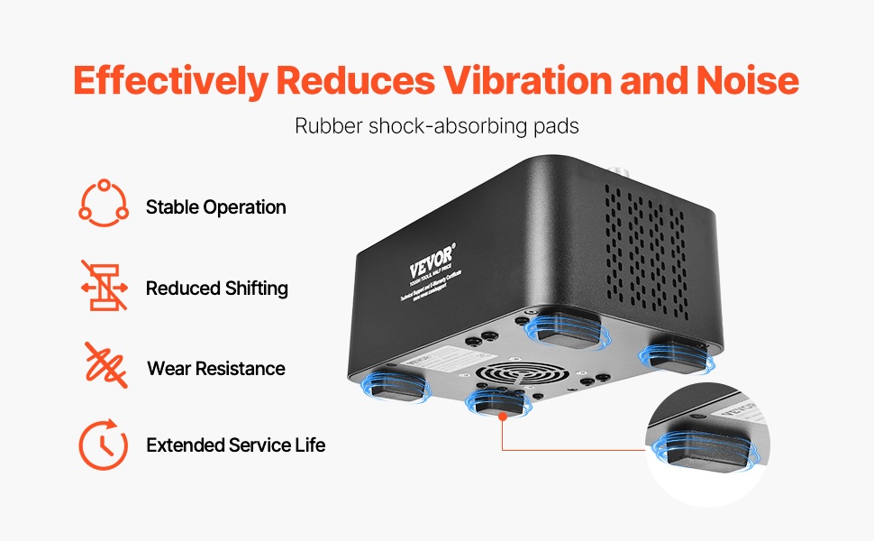 Air assist -pumppu kumijaloilla