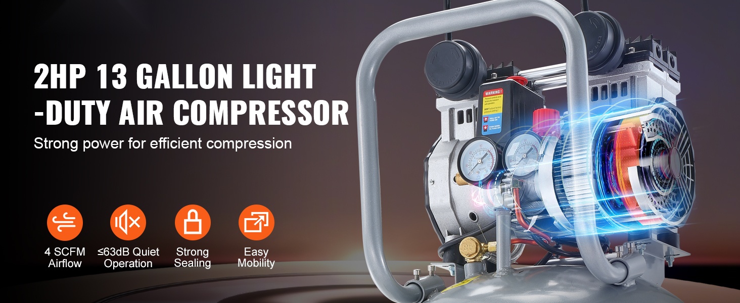 Ilmakompressori käytössä