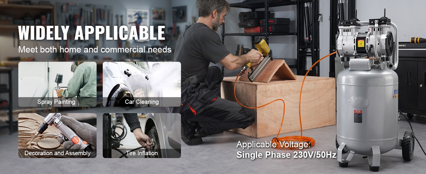 Ilmakompressorin käyttökohteet