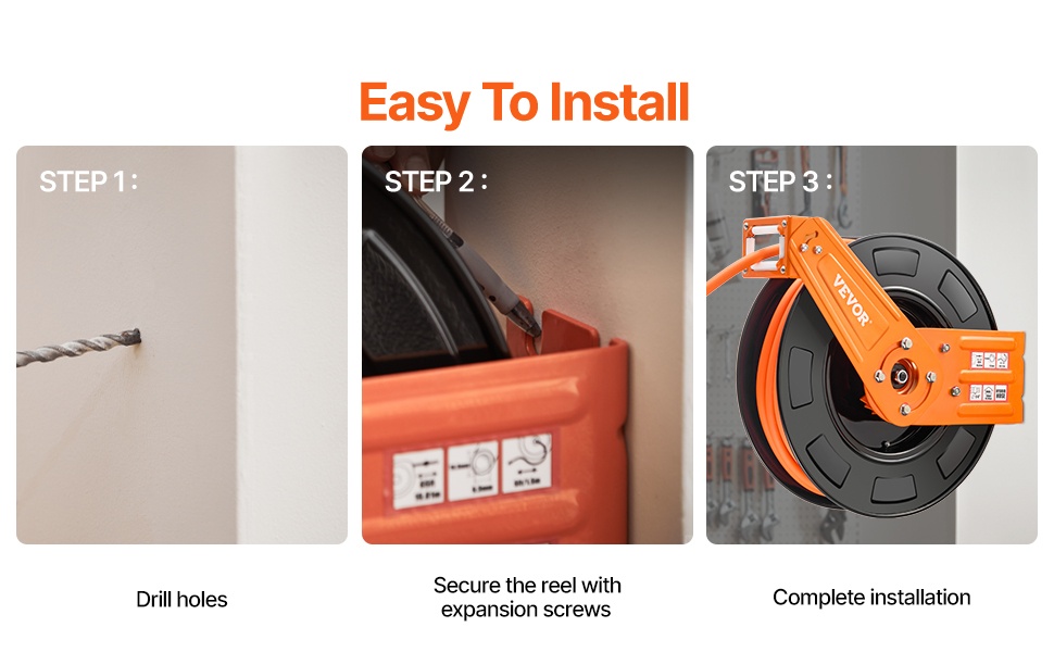 Helppo asennus kattoon tai seinälle