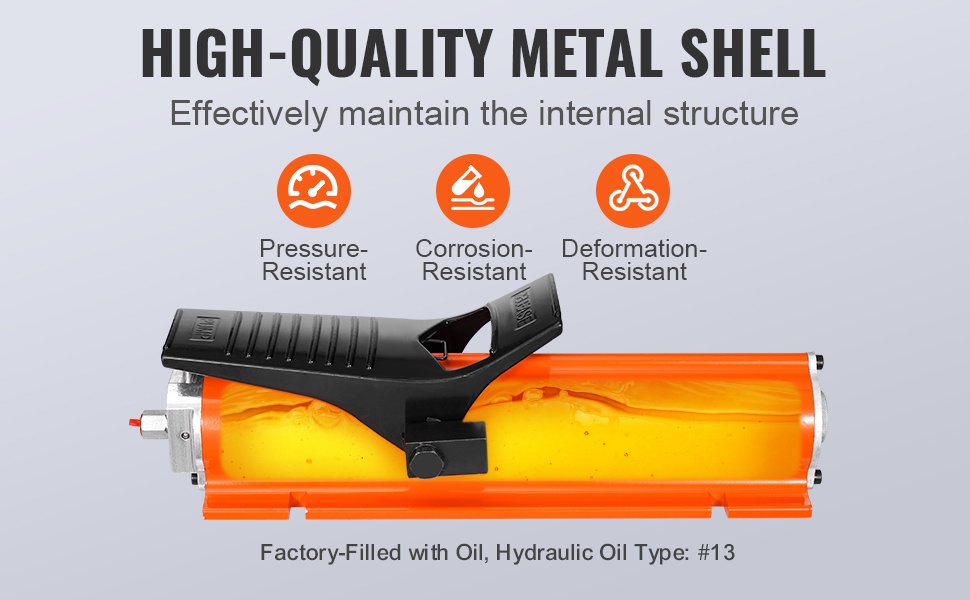 Metallinen kuori ilmakäyttöisessä hydraulipumpussa