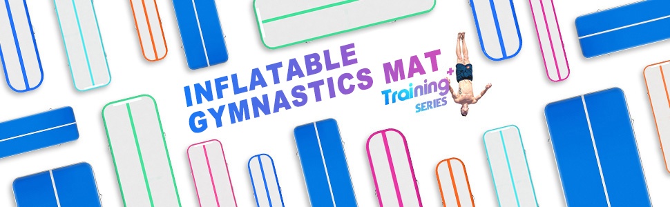 Ilmatäytteinen voimistelumatto 4 m