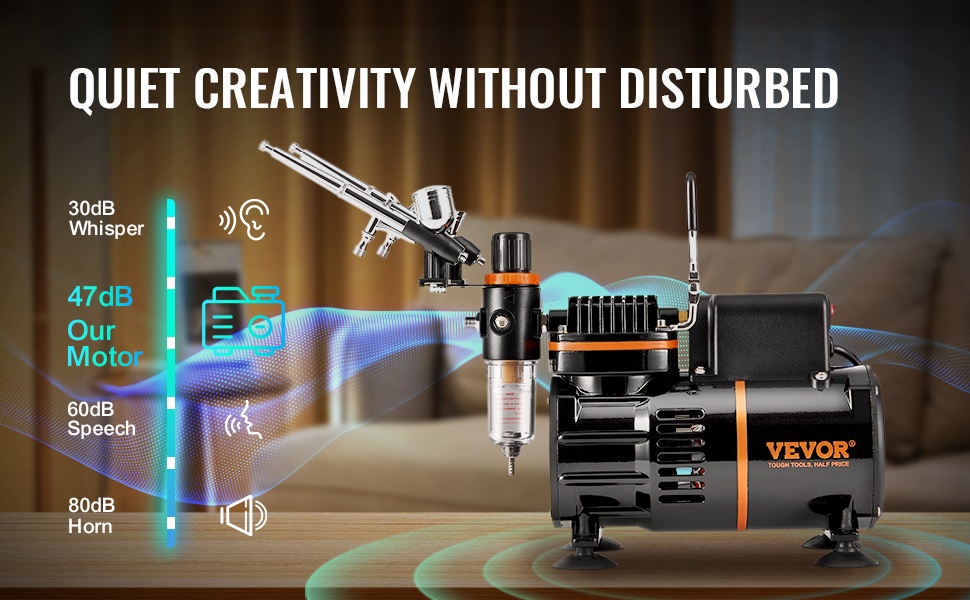 Hiljainen moottori miellyttävään työskentelyyn