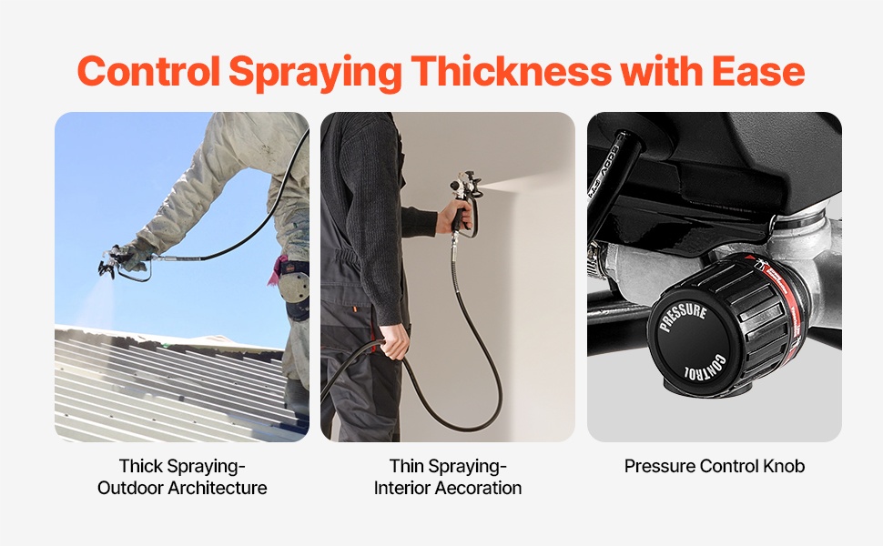 Maalin paksuuden säätö ilmettömällä maalisumuttimella