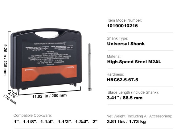 Rengasporasarja säilytyslaukussa