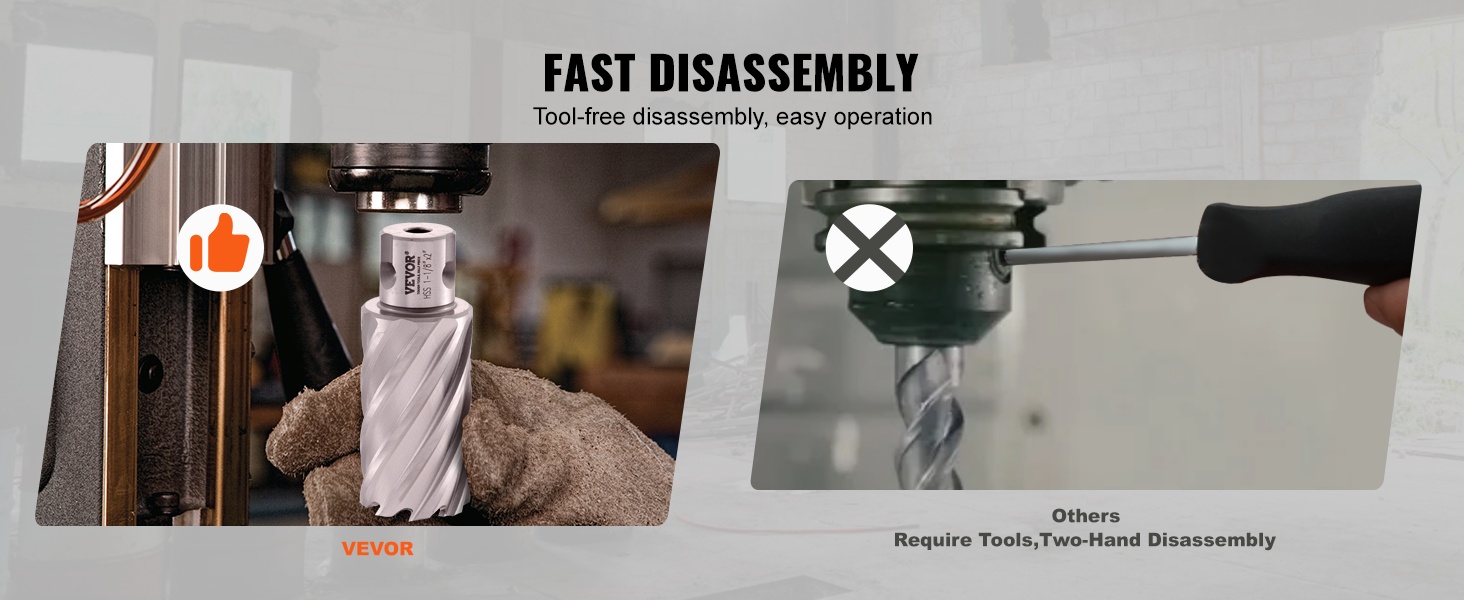 Nopea poranterän vaihto