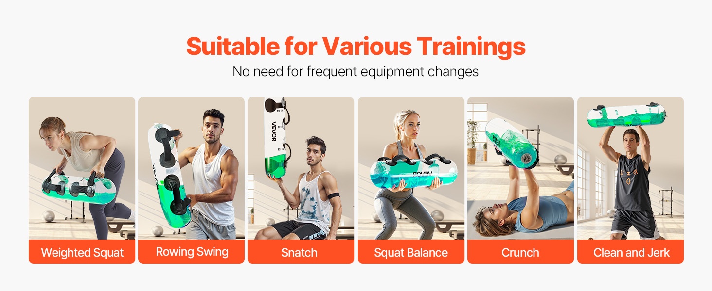 Harjoittelupussi kyykkyihin ja soutuliikkeisiin