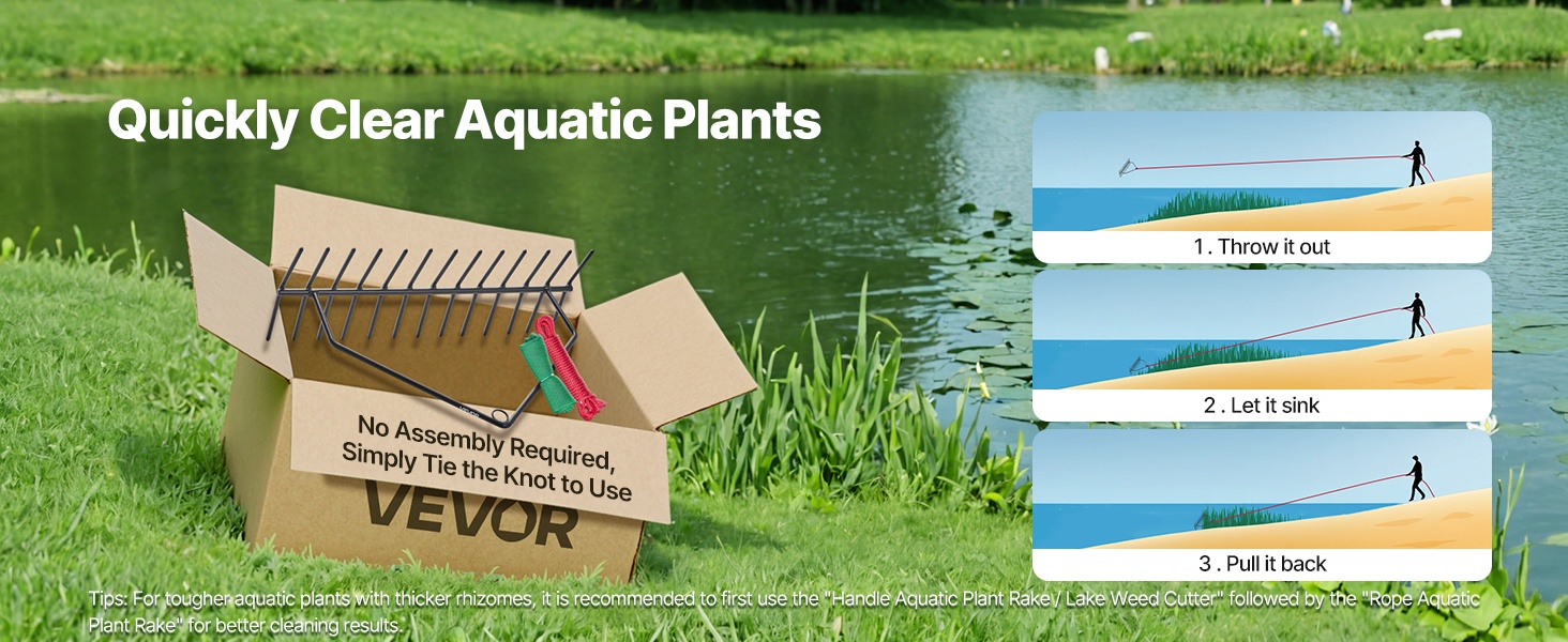 Heitettävä vesikasaharava käytössä