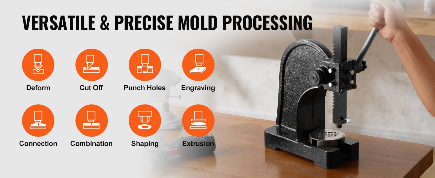 Puristimen muottikiinnitys