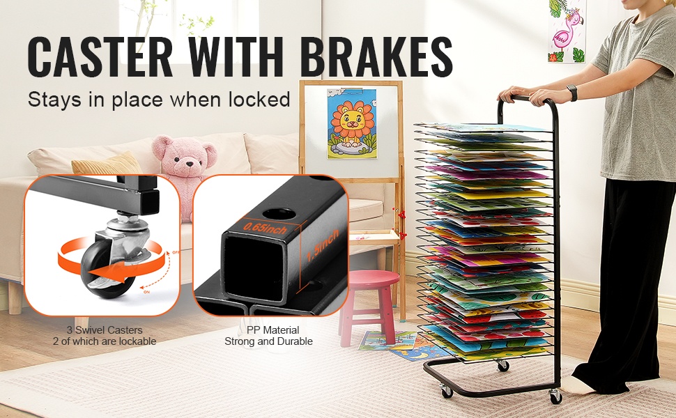 Vakaa metallipohja taidetelineelle