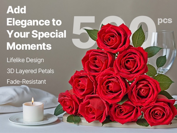 Valkoiset tekoruusut lähikuvassa