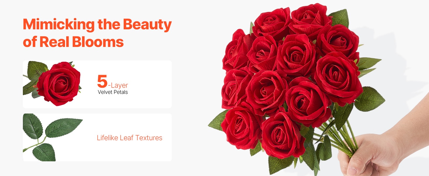 Tekoruusujen terälehtien rakenne