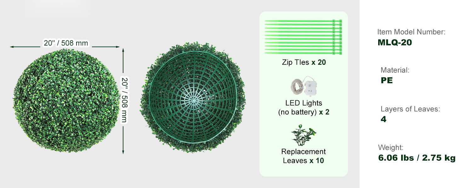 Kaksi keinotekoista puksipuuta vierekkäin