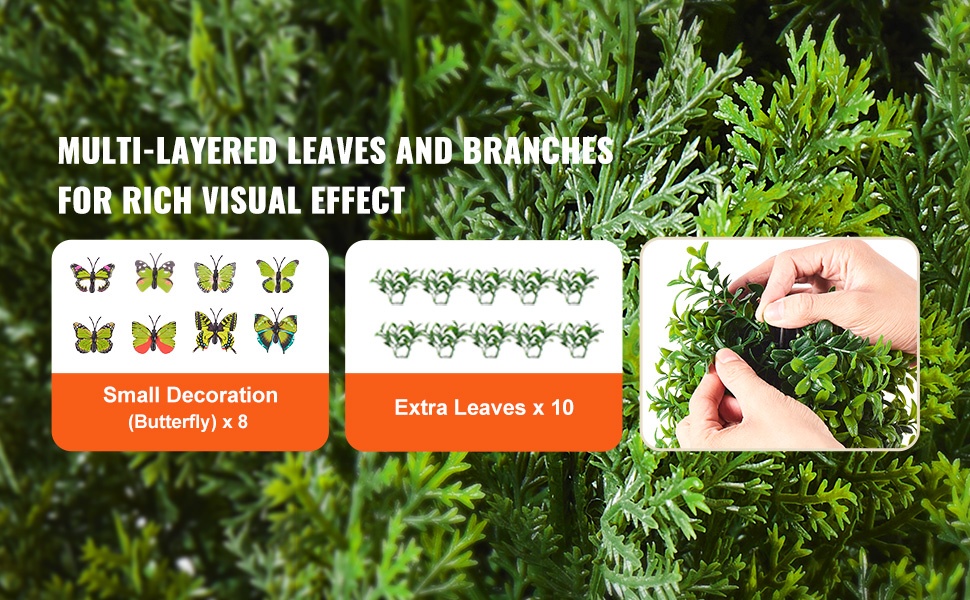 Lehtien vahva kiinnitys runkoon