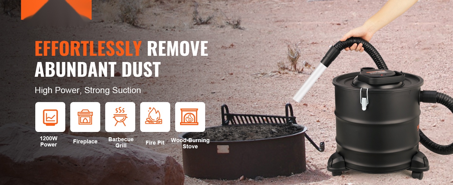 Tuhkaimuri käytössä takan puhdistuksessa