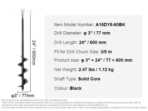 Puutarhakairan kokotiedot
