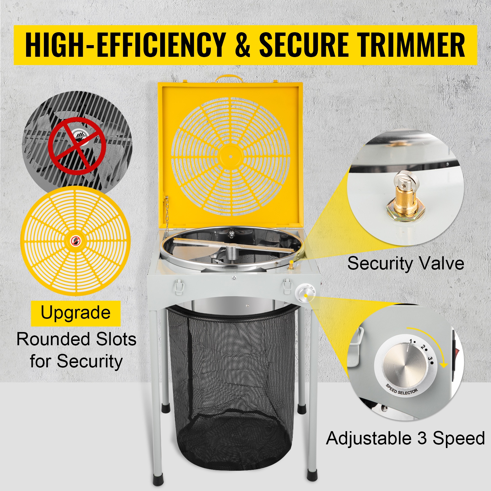 Tehokas ja turvallinen trimmeri