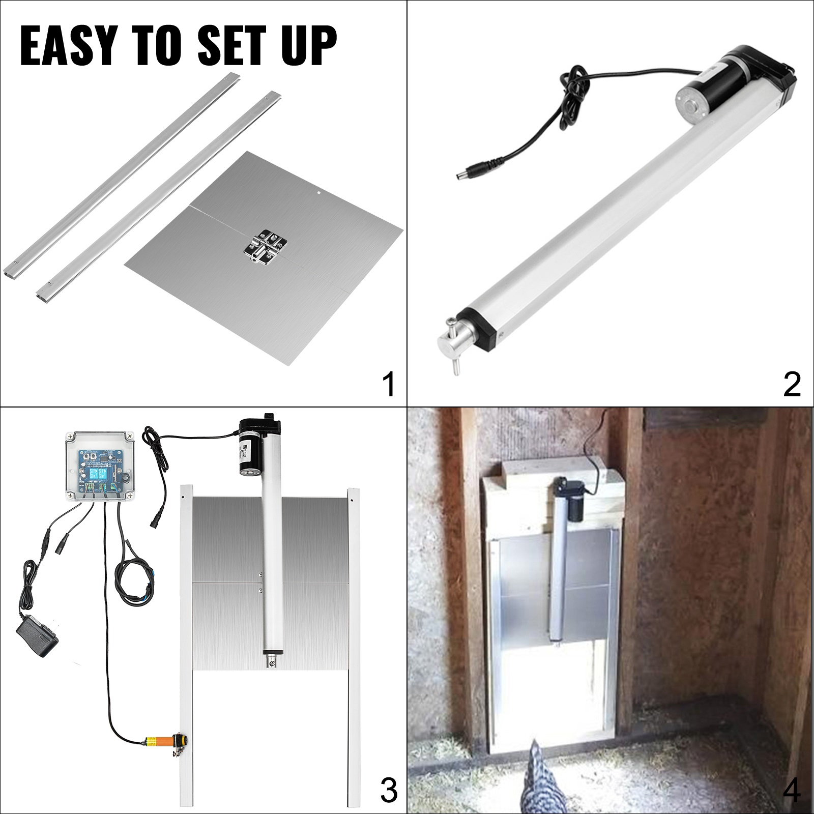 Helposti asennettava kanalan ovi