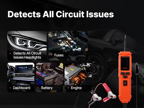 Ajoneuvon sähköpiirien testaus