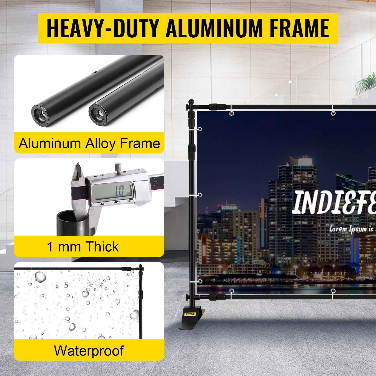 Raskaan käytön alumiinirunko