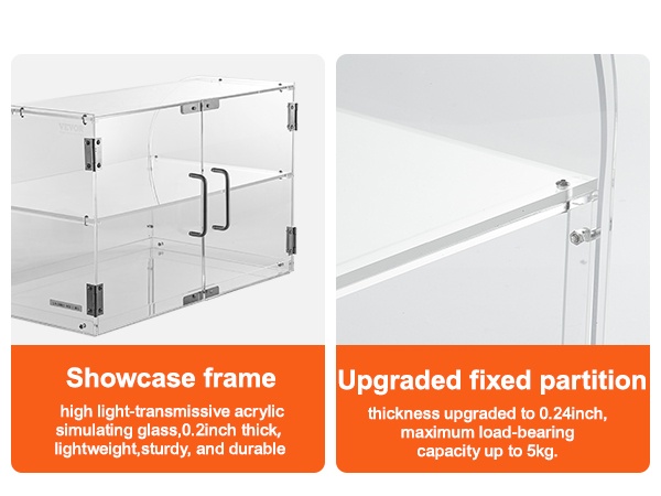 Akryylikaapin hyllyt