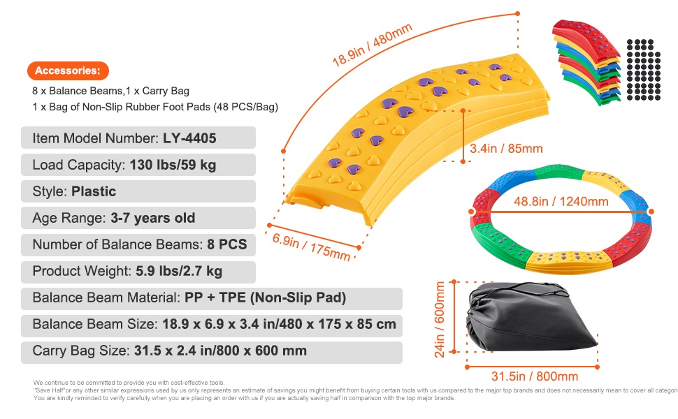 Tasapainopalkkisetti ja kantopussi