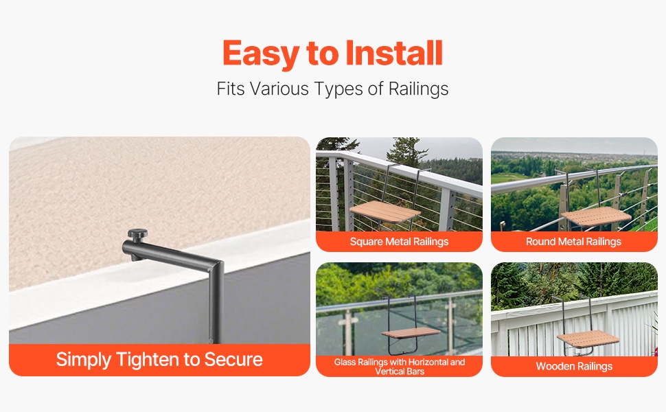 Säädettävä kiinnitysteline kaiteelle