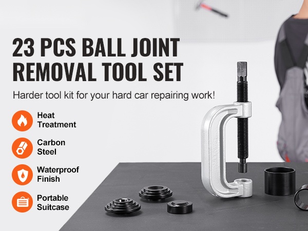 Kuulanivelen puristinsarja 21 osaa kuva 2