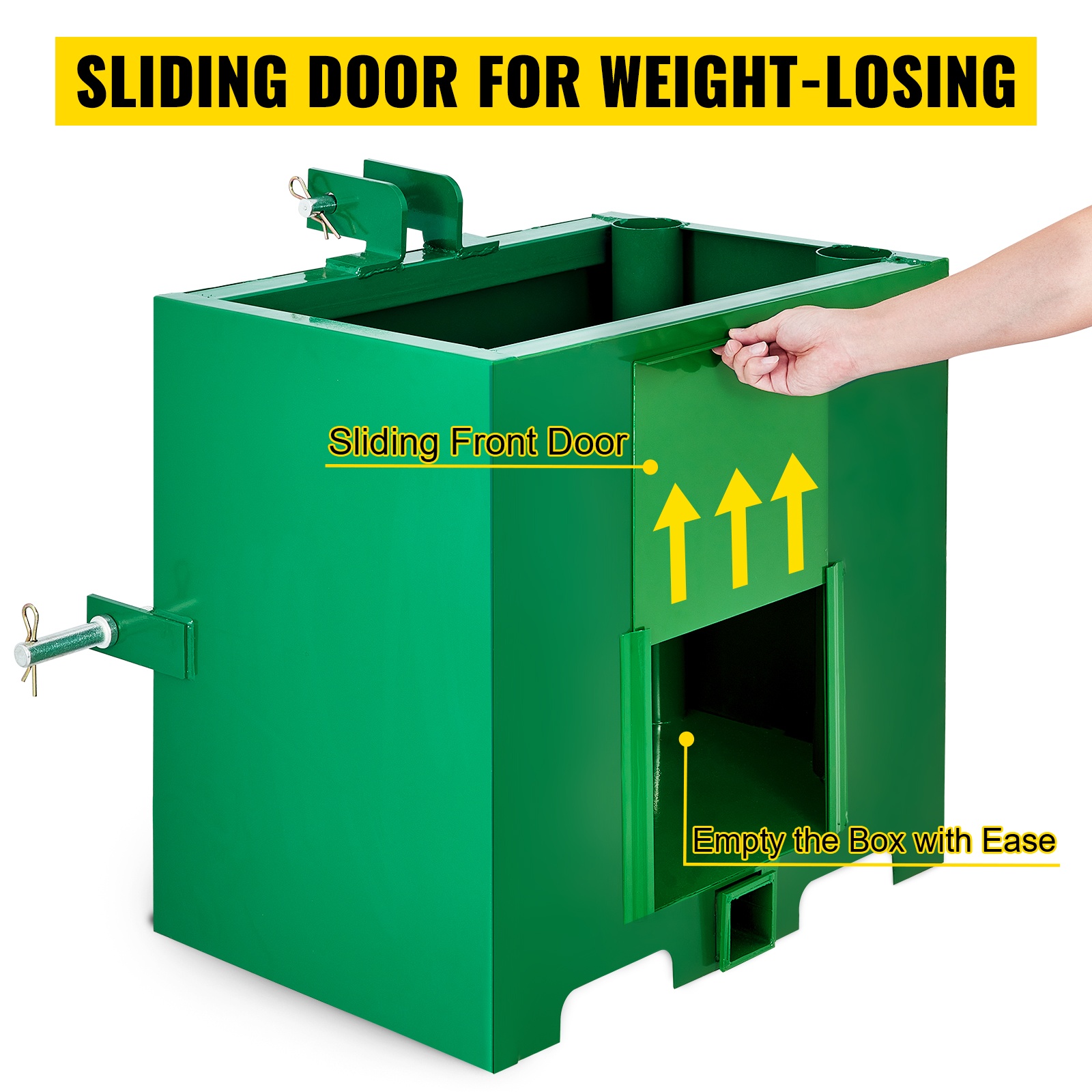 Liukuovi tyhjennystä varten