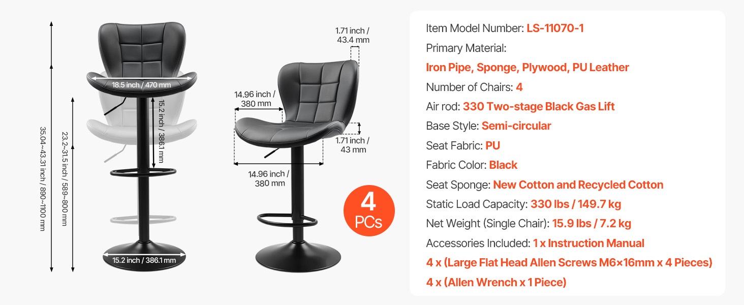 Baarijakkarasetti, musta PU-nahka