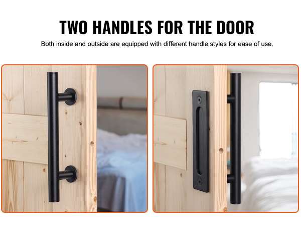 Kahvojen asennus ovessa