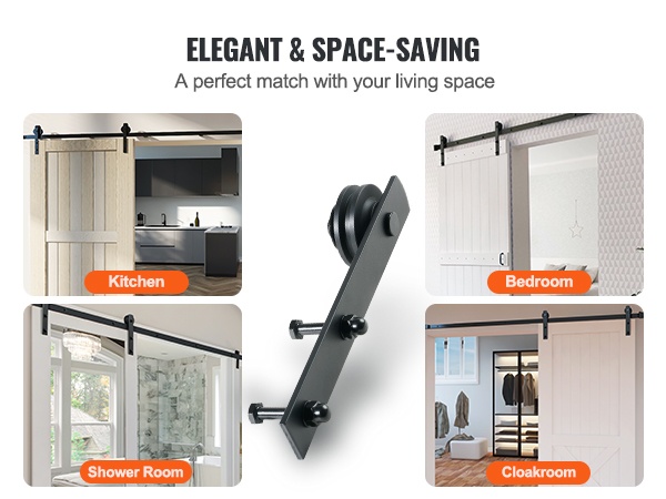 Sisustukseen sulautuva liukuovi