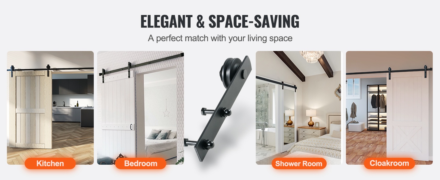 Tilaa säästävä liukuovirakenne sisätilassa