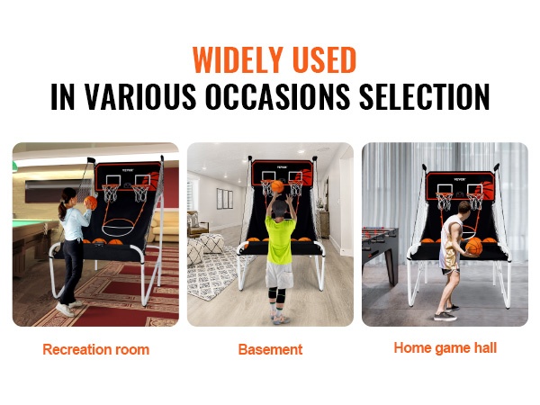 Koripallopeli perheen ja ystävien kanssa