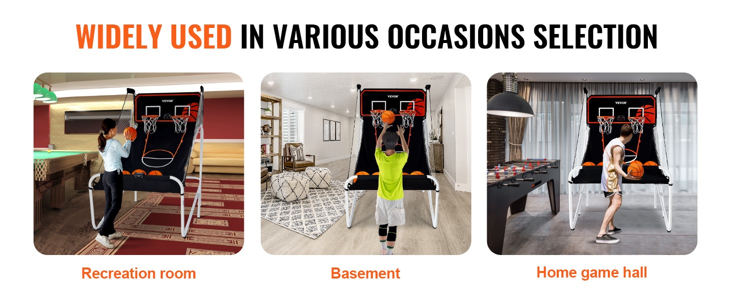 Tilaa säästävä koripalloarkadipeli