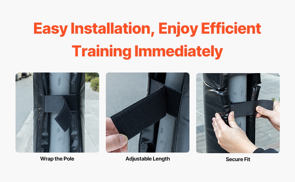 Helposti asennettava kietaisurakenne koripallotelineen tolppasuojassa