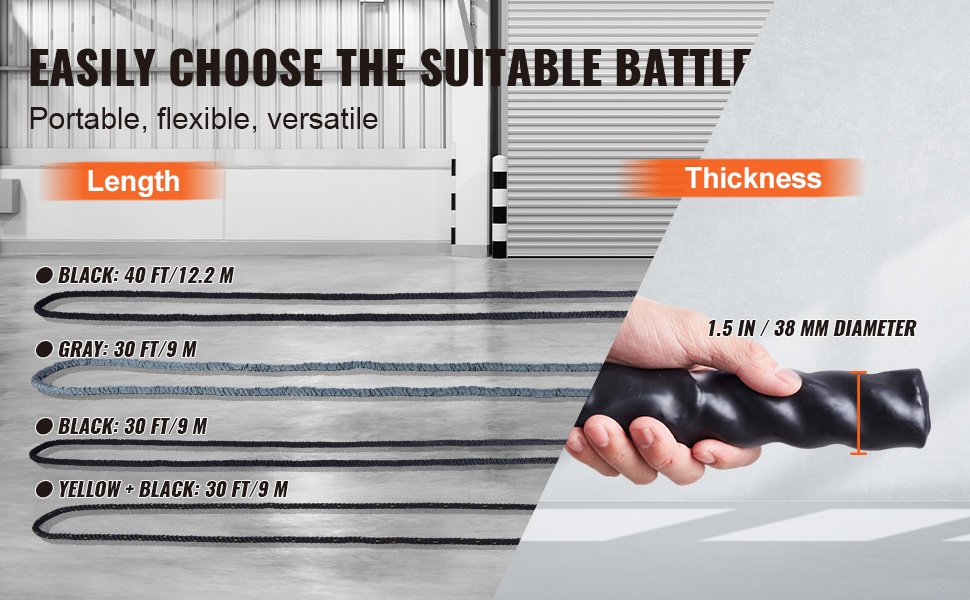 Harjoitusköysi eri kuntotasoille