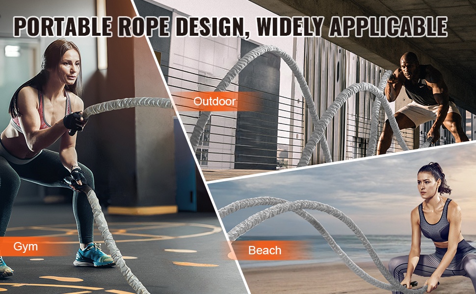 Harjoitusköysi koti- ja ulkokäyttöön