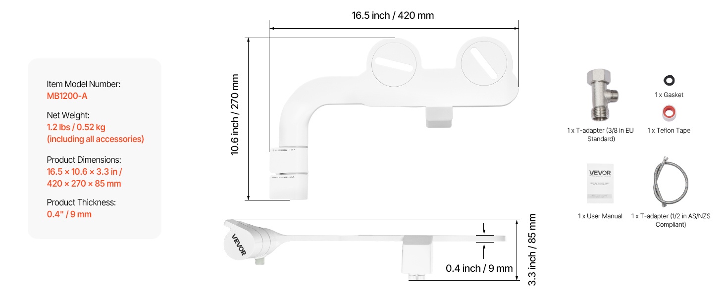 Bidee-liitin kylpyhuoneessa