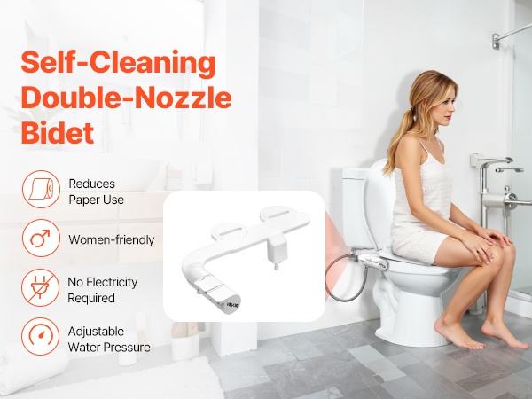 Bidee-liitin wc-istuimeen, lähikuva