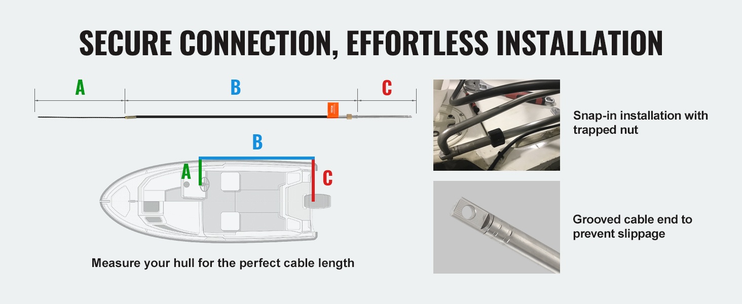 Työstetty kaapelin pää
