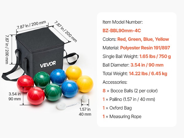 Bocce-pallot ja pallino