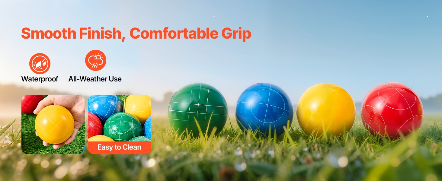 Bocce-peli nurmikolla